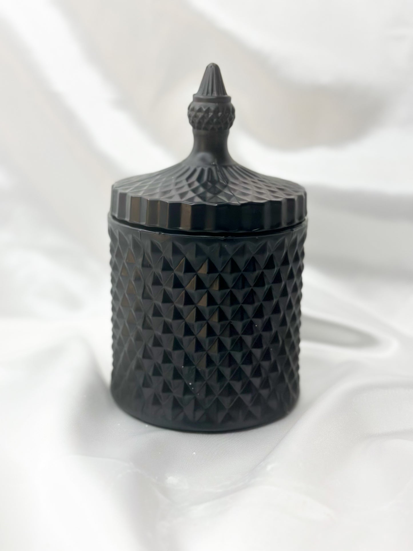 Black Large Geo Jar 500ml